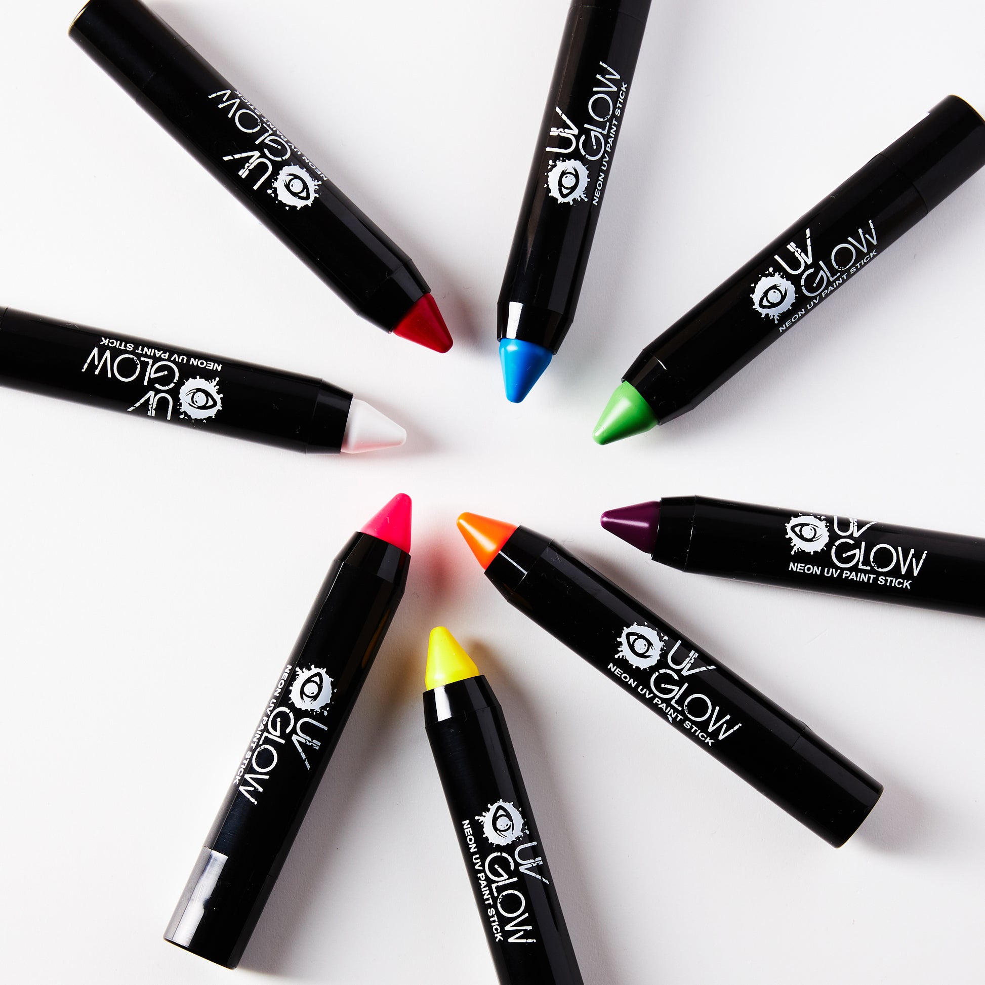 Neon UV Body Crayons by UV Glow